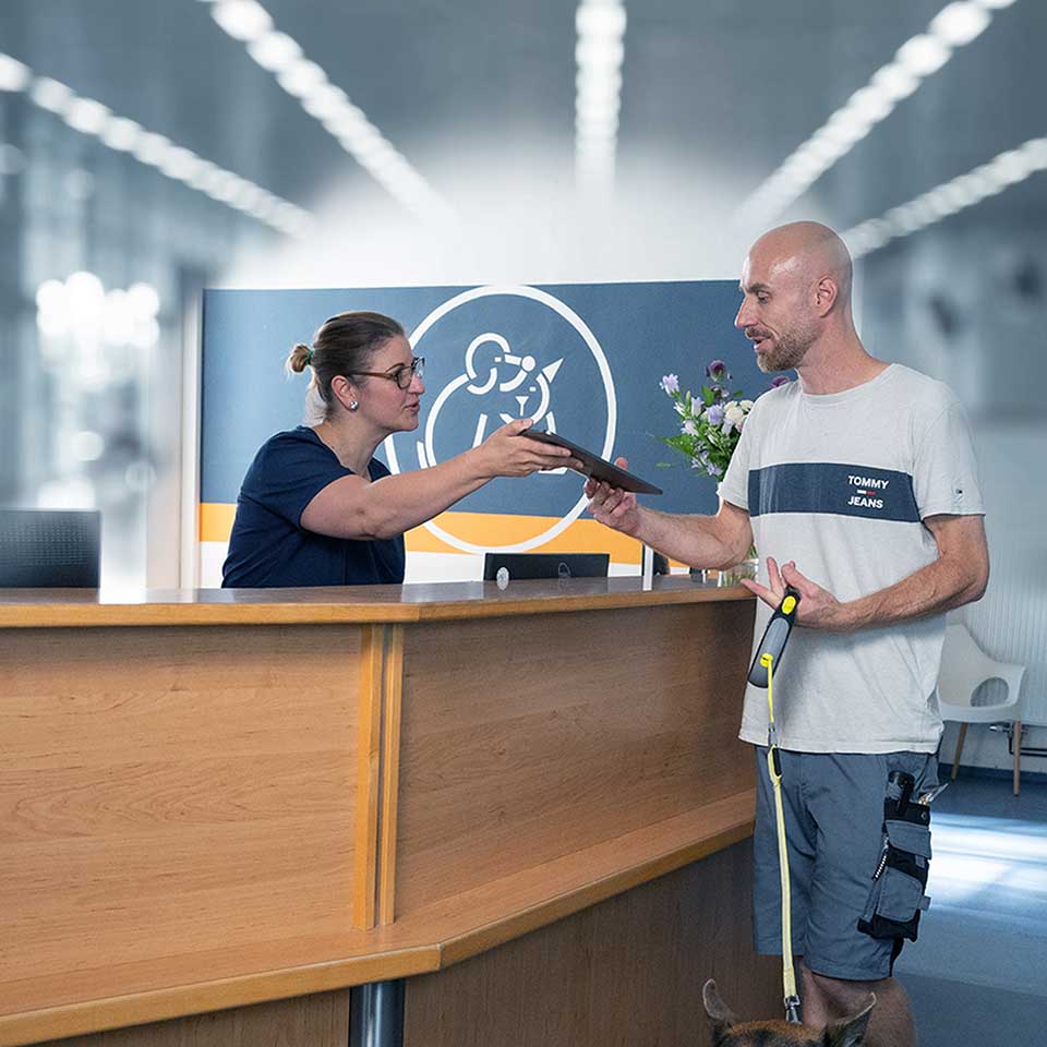 Foto Patientenempfang